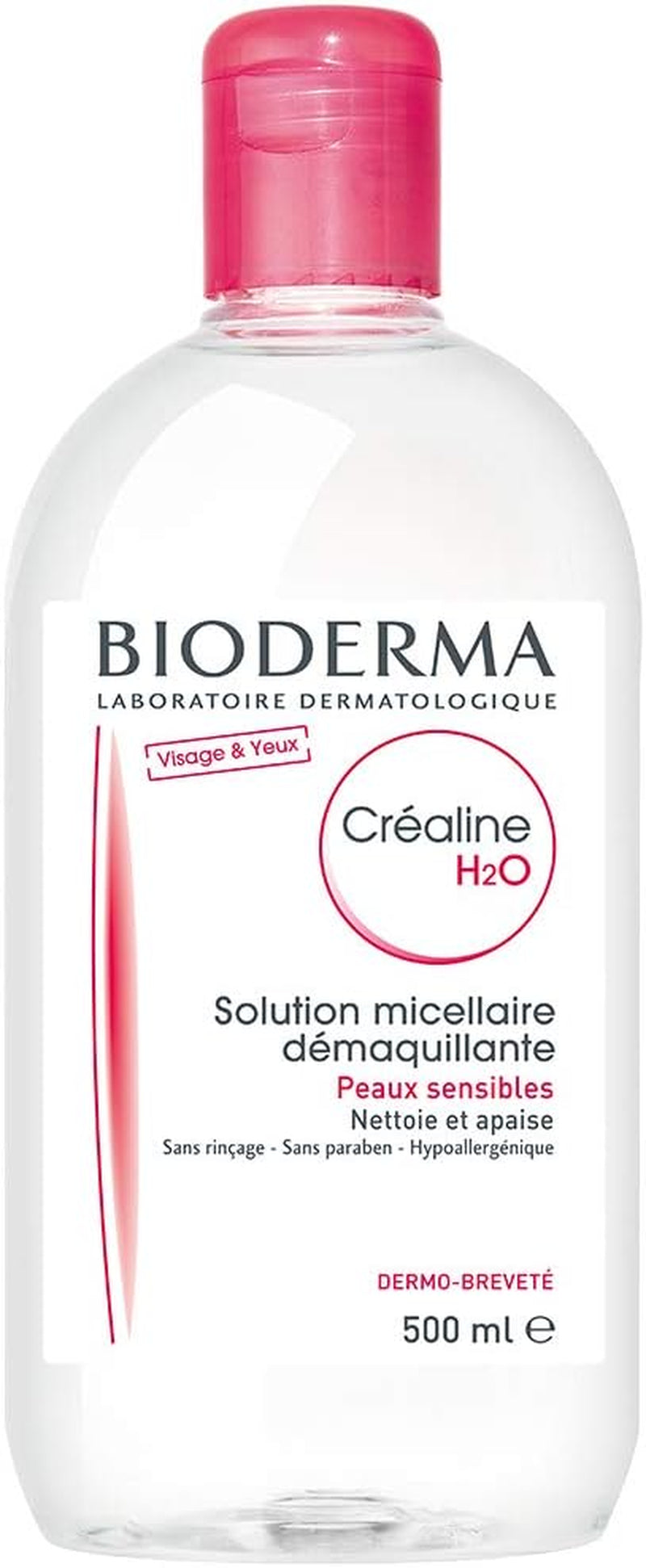 Crealine H2O Sans Parfum - Lot De 2 X500 Ml