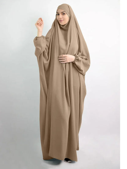 Eid Hooded Muslim Women Hijab Dress Prayer Garment Abaya Long Khimar Full Cover Ramadan Gown Abayas Islamic Clothes Niqab Jilbab