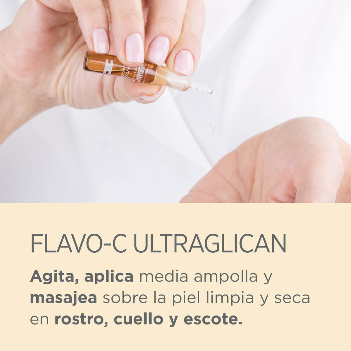 ISDIN Serum Facial Antioxidante De Día Flavo-C Ultraglican, 2 Ml (Paquete De 30)