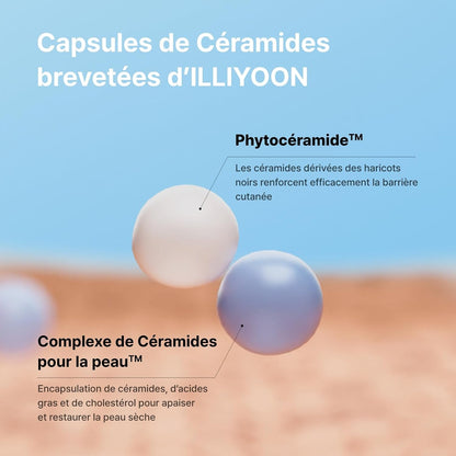 ILLIYOON Ceramida Ato Crema Concentrada 75Ml, Crema Hidratante Para Piel Seca Y Sensible, 100Hr Hidratación, Restauración De La Barrera De La Piel, Suave Para Bebés Y Adultos, Vegano, Sin Perfume