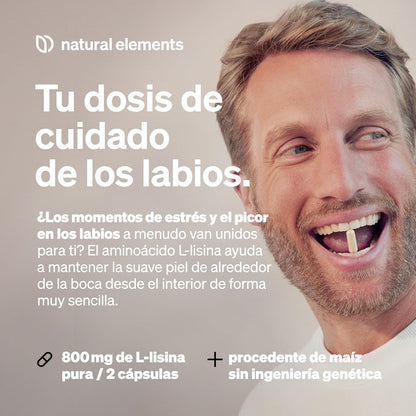 L-Lisina - 365 Cápsulas - 1.000 Mg Por Dosis Diaria - Procedente De Fermentación Vegetal - Producto Vegano, Alta Dosificación, Sin Aditivos - Producido Y Probado En Laboratorio En Alemania