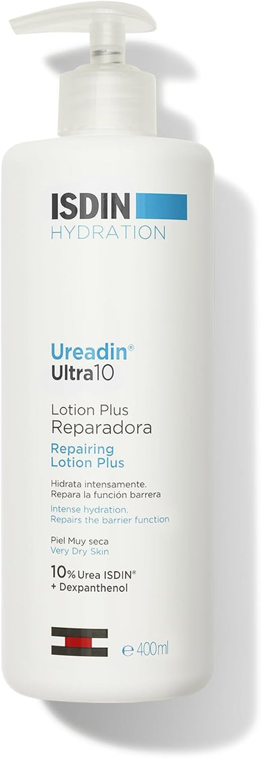 ISDIN Ureadin Ultra 10 Loción plus Reparadora, 400 Ml (Paquete De 1)